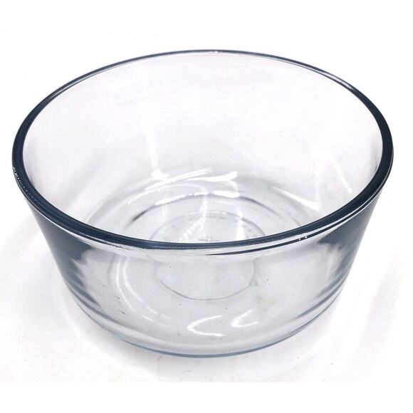 Anchor Hocking Mixing Bowl Prep Small Round Clear Glass 1 QT 4 Cups - Picture 4 of 10